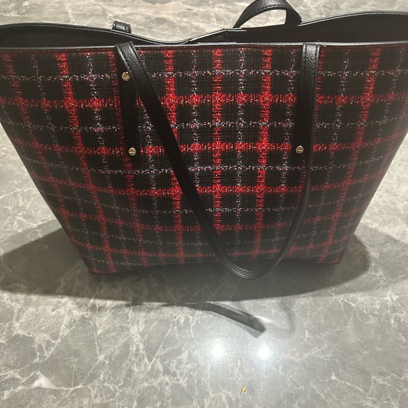 INC International Concepts Lightweight Quality Checkered Handbag - Picture 1 of 8